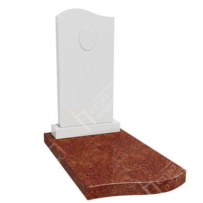 Надгробная плита из красного гранита НП-02