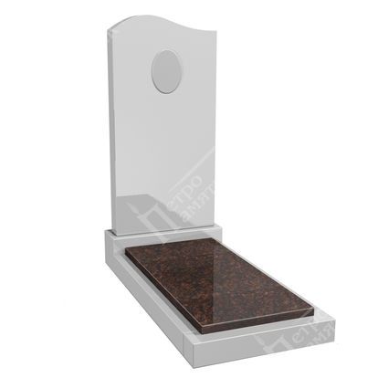 Надгробная плита из коричневого гранита НП-03
