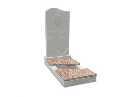 Надгробная плита из розового гранита НП-05