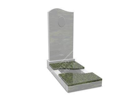 Надгробная плита из зелёного гранита НП-05