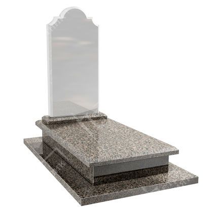 Надгробная плита из серого гранита НП-11