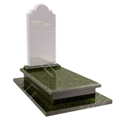 Надгробная плита из зелёного гранита НП-11