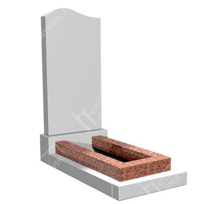 Надгробная плита из розового гранита НП-13