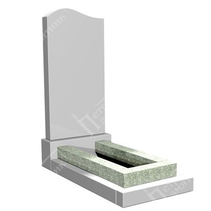 Надгробная плита из белого гранита НП-13