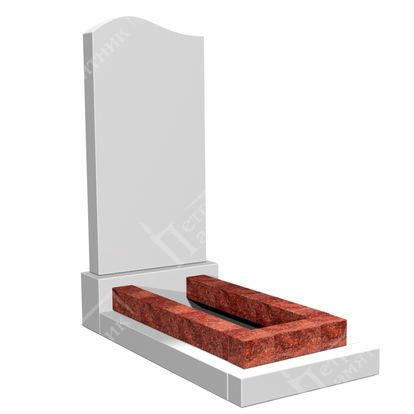 Надгробная плита из красного гранита НП-13