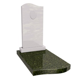 Надгробная плита из зелёного гранита НП-02