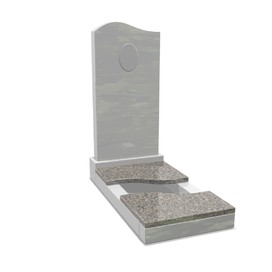 Надгробная плита из серого гранита НП-05