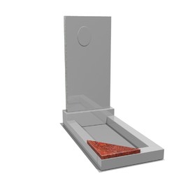 Надгробная плита из красного гранита НП-07