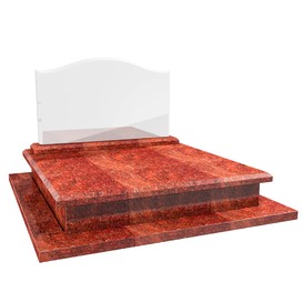Надгробная плита из красного гранита НП-12