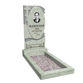 Памятник из белого гранита ВП-35